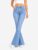 Women’s High Waist Bell Bottom Jeans | Flared Wide Leg Stretchable Denim Pants | Stylish Casual, Party & Everyday Wear | Denim Pant Suits | Bootcut Fit Design