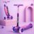 Storio Twister Kick Scooter with Adjustable Height | Foldable | Skate for Kids with PVC Wheel | Age 2-12 Years – Max User Weight 60 kg, Purple