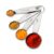 Stainless Steel Measuring Spoon, Round Shaped, Set of 4 (1/4, 1/2, 1tsp, & 1 Tbsp.)