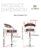 Da URBAN® Classic Height Adjustable and Revolving Bar Stool/Kitchen Chair (Brown)