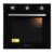 Faber 80L Built-In Black Finish Oven || Push/Pull Knob Control with Digital Display || 4 Cooking Functions with Grill Rack, Universal Pan|| FBIO 80L 4F BK with 1 Yr Comprehensive Warranty