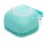 Foodie Puppies Dog Bath Brush Body Scrubber Shampoo Dispenser Tick Remover – (Silicone Dispenser Brush) for Shower Bathing and Shedding Soft Silicone Brushes for Pet Puppy Dogs Cat Rabbit Horse
