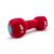 Goofy Tails Gym Series Dumbbell Plush Dog Toy | Light Chewers | Plush Toy | Soft Dog Toys for Puppy | Great for Playing Fetch and Retrieve (Red)