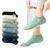 VAIDUE Ankle Length Socks For Men And Women Free Size Pack of 7 | Made With Cotton Breathable, Anti Odour & Moisture Absorbent Cotton Unisex Cute Design (Multi Color)