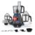 Preethi Zion MG-227 mixer grinder 750 watt Black, 4 jars – master chef food processor jar and flexi lid, Vega W5 motor with 2yr Guarantee & Lifelong Free Service, Standard