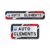 Bike Number Plate Frame in Red Carbon Fiber Design Motorcycle Licance Plate Guard Protector (Front and Back Universal Size for Bikes)