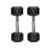 amazon basics Rubber Encased Hex Dumbbell Weight Set Of 2, 5 Kg,Black