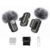 Hollyland Lark A1 Mini Duo Wireless Lavalier Microphone, 48kHz/24-bit Audio, 3-Level Noise Cancellation, 200m Range, Clip-On Mic for iPhone 15/16, Android, YouTube, Podcast & Vlog