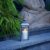 Premium Silver Metal Lantern Candle Holder with Fluted Glass |Hurricane Lantern for Home Decor, Living Room, Balcony, Garden, Dining Table, Wedding, Diwali Decoration & Gift Item (Large)