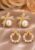TRENDY Korean Style Fashion Earrings Set, Pearl Bow and Crystal Bow Design, Women’s Jewellery Accessories, 2 Pairs