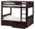 Sheesham Wood Bunk Bed Double Decker Bed Wooden Trundle Bed for Bedroom Home and Hostel (Walnut Finish)