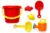 SSKR 6 Piece Beach Sand Toy Set for Kids | Bucket, Watering Can, Shovel, Sieve & Animal Moulds | Outdoor Sand Play Toys for Beach, Garden & Sandbox | Beach Toy Set for Boys & Girls