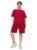 ELLITI Women’s Cotton Casual Wear Solid/Plain Night Suit Set of Top & Shorts, Co Ord Set