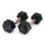 RUBX Rubber Coated Professional Exercise Hex Dumbbells (Pack Of 2) 5 Kg X 2Pc (Total = 10 Kg), Silver