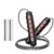 Boldfit Skipping Rope for Men and Women Jumping Rope With Adjustable Height Speed Skipping Rope for Exercise, Gym, Sports Fitness with Weight Bars Adjustable Jump Rope with Weight Bars – Red Black