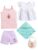 Peek A Boo by Rupa Baby Girls’ Gift Set, Perfect for Baby Shower Clothing Set, 100% Cotton, Ultra Soft, Breathable
