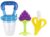 Baby Banana Teether,Grapes Teether & Fruit Feeder Combo – Safe & Soft Teething Relief & Oral Care Perfect for Newborn Toddlers & Infant Baby – Pack of 3 (Blue GRP)