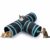 3-Way Pet Tunnels and Activity Toys for Small Animals, Collapsible Rainbow Tunnel with Hanging Ball for Guinea Pig, Ferret, Rabbit