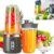 Blender Mixer Portable Juicer for Home | Mini Blender for Smoothies & Juices | 2-Jar Capacity (400ml*2) | 40 Watts Fruit Mixers 1500 Mah USB Rechargeable Battery | Auto Stop 40 Seconds |