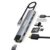 Verilux® USB Hub for Laptop with Ethernet RJ45 7 in 1 USB Type C Hub with 4K@60Hz HDMI for Nintendo Switch 2 SD/TF Card Reader PD Charge Multi USB 3.0 Port for MacBook iPhone 17 with 24CM Cable