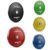 Leeway Color Rubber Bumper Gym Plates 2.0 for Barbell | 150kg Combo | Rubber Weight Plates for Home Gym | Olympic 50mm Hole | IWF Standard Weightlifting Equipment for Home Workout & Strength Training