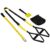 Amazon Brand – Symactive Unisex Suspension Body Trainer Kit with Door Anchor and Wall Mount | Portable Home Gym Exercise Bands for Strength and Flexibility, Multi-Colour