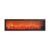 LED Decorative Fireplace, Modern Matte Metal, USB/Battery Powered, Living Room Decor with Realistic Burning Effect (32×8)