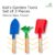 DIVINE TREE Kids Gardening Tools Kit – Garden Tools for Home Gardening Set for Kids (Shovel, Trowel, Rake) – Mini Garden Tool Set for Children – Educational Outdoor & Indoor Play Gift