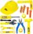 Amitasha Mechanics Helmet Tools Kit Toys for Kids Pretend Play Construction Toy for Boys Girls 3 4 5 6 Years Old Automobile Toolkit for Kids – (Pack of 12 Tools)