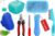 6 in 1 Pet Grooming Kit for Dog and Cat with Shedding Brush Nail Clipper Bath Brush Flea Comb and Complete Grooming Tools Set for Home Pet Hair Care Fur Cleaning and Professional Daily Pet Grooming Use