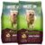 Meat Up Adult Dry Dog Food, 100% Vegetarian 3kg (Pack of 2)