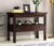 Sheesham Wood Console Table for Living Room | Solid Wood Entryway Hallway Sofa & Fish Tank Table with 2 Drawers & Shelf Storage | Rosewood Walnut Finish