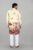 Valaki Kurta Pajama Set for Men Border Printed Traditional Straight Kurta with Pyjama for Men