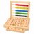 LITTLEMIND Wooden Abacus Math Learning Toy for Kids 3+ Years | Counting Beads & Number Blocks | Montessori Educational Toy for Addition, Subtraction & Early Learning | STEM Preschool Toy