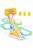 TEC TAVAKKAL Duck Slide Toy Set, Funny Automatic Stair-Climbing Ducklings Cartoon Race Track Set Duck Roller Coaster Escalator Toy with Flashing Lights & Music (Duck Slide Track Set)