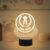 Personalized Advocate Led Lamp | Name Plate for Advocate Gift for Advocate Lamp | Birthday Gift for Advocate | Warm White Light & USB Powered