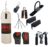 IWIN RMOUR 9 Piece Combo Unfilled Heavy Canvas Punch Bag, Punching Bag with Hanging Chain, Boxing Gloves, Ceiling Hook, Hand Wraps, Skipping Rope, Boxing Chain Keyring & Hand Gripper (Size 3 Ft)