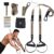 B Fit Bodyweight Fitness Resistance Kit Extension Strap for Door Pull Up Bar, Powerlifting Strength Training Kit Straps Home Gym Exercise Full-Body Workout Equipment (Military Color-PRO-Trainer Kit)
