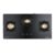 Haute Evoque series 3.0 Black 3 Burner Manual Stove | 8 MM Atom Glass | ISI certified |Door Step Service |10 Year Warranty by Haute Home