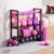 WINSTAR 3-Tier Adjustable Dumbbell Rack | Heavy-Duty Home Gym Weight Storage Stand for Dumbbells & Kettlebells | Space-Saving Home Gym Organizer (Rack Only, Black)