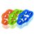 FirstFit Hand Exerciser, Hand Strengthener for Carpal Tunnel Rlief, Grip Strength Trainer, Resistance Bands, Silicone Finger Gripper, Forearm Grip Workout, Finger Stretche