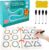 SUPER TOY 64 Pages Magic Grooved Writing Practice for Kids Tracing Book Reusable Copybook for Kids Ages 3-5 Drawing, Writing Lines Shapes Montessori Kit for Children