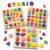 Storio Toys 3 in 1 Wooden Puzzles for Toddlers | Educational Board Game ABCD Alphabets, Numbers & Shapes Puzzles | Toddler Learning Puzzle Toys for Kids 1-3 Years Old | Early Education Gift for Kids