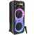 boAt PartyPal 600 Party Speaker, 220W Signature Sound, Dynamic Pixels, Animated Text Display, App Support, UHF Wireless Microphone, Colorful LEDs,7hrs Battery & Guitar Input (Premium Black)