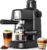 DOMESTICA Brewcraft 3.5Bar Espresso Coffee Maker Machine for Home | Fastbrew Technology, Preheating Function, Milk Frother & Steam Wand | 4 Cup Coffee Machine for Cappuccino, Latte & Mocha, 800W
