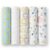 haus & kinder 100% Cotton Muslin Swaddle Wrap for New Born Baby | Pack of 5 (100×100 cm) | Baby Blanket & Swaddles for Newborn | Dream Safari Collection
