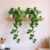 fancymart Pack of 2 Artificial Vine Plants with Small Pot (45 cm) – Natural Touch & Feel Hanging/Falling Greenery for Home & Office Décor