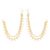 Shreyadzines Gold Pearl Ear Chain for Women | Earring Support for Heavy Earrings | Traditional Sahara Ear Chain | Hair Hook Ear Drape Accessory for Jhumka, Chandbali & Polki Earrings