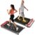 Sparnod Fitness STH-3003 3-in-1 Double-Sided Walking Pad Treadmill for Home Use with Acupressure Massage Pad, 1-6 km/h, 5 Massage Speed Modes, LED Display, Incline, 2.5 HP Motor, Supports Up To 120 kg
