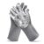 Pet Grooming Gloves—Dog Washing Gloves with High-Density Teeth | Dog Bath Scrubber with Enhanced Five Finger Design, Silicone Gloves for Dogs and Cats Bathing, Massage (Gray)
